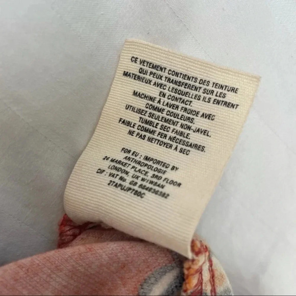 Anthropologie Pilcro And The Letterpress Serif Paisley Corduroy Pants 27 US 4 - Picture 7 of 12